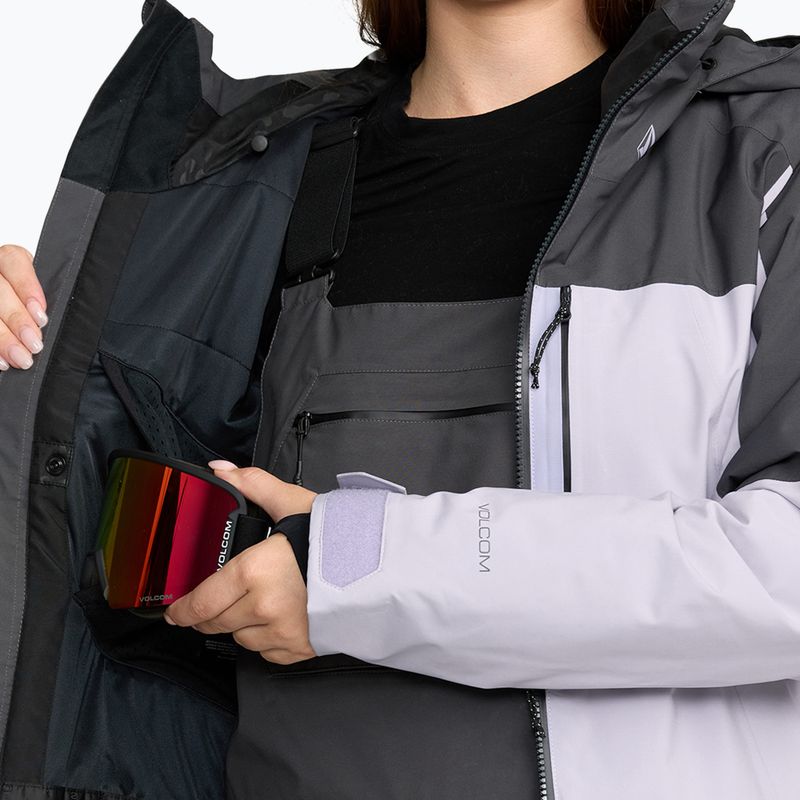 Women's snowboard jacket Volcom 3D Stretch Gore lavender aura 8