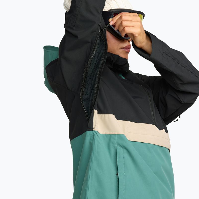 Women's snowboard jacket Volcom Harlan Pullover spruce green 7