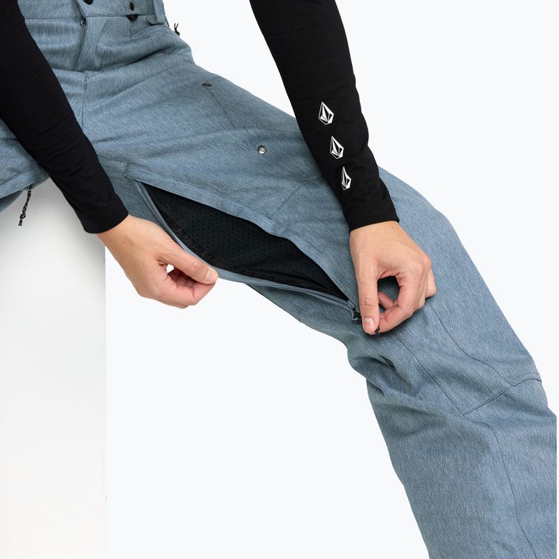 Women's snowboard trousers Volcom Pollock denim 5