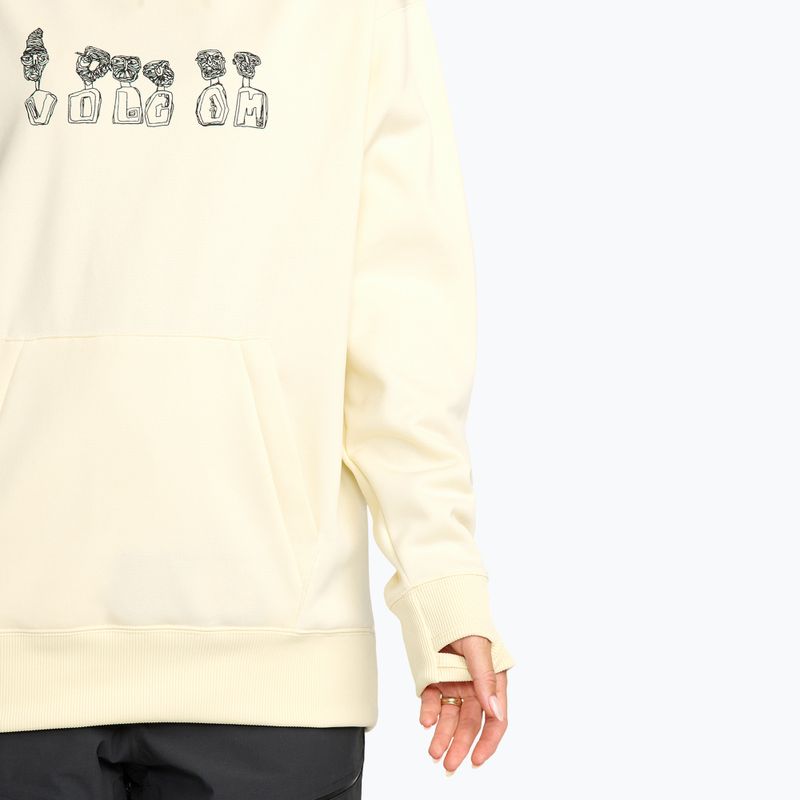 Women's snowboard sweatshirt Volcom Riding Hydro P/O bone 6