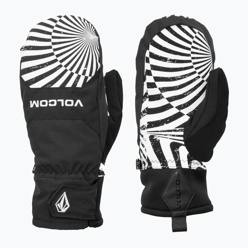 Men's snowboard mittens Volcom V.CO Nyle Mitt black print