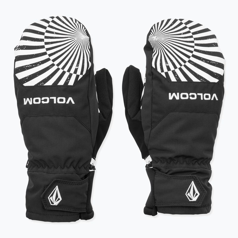 Men's snowboard mittens Volcom V.CO Nyle Mitt black print 2