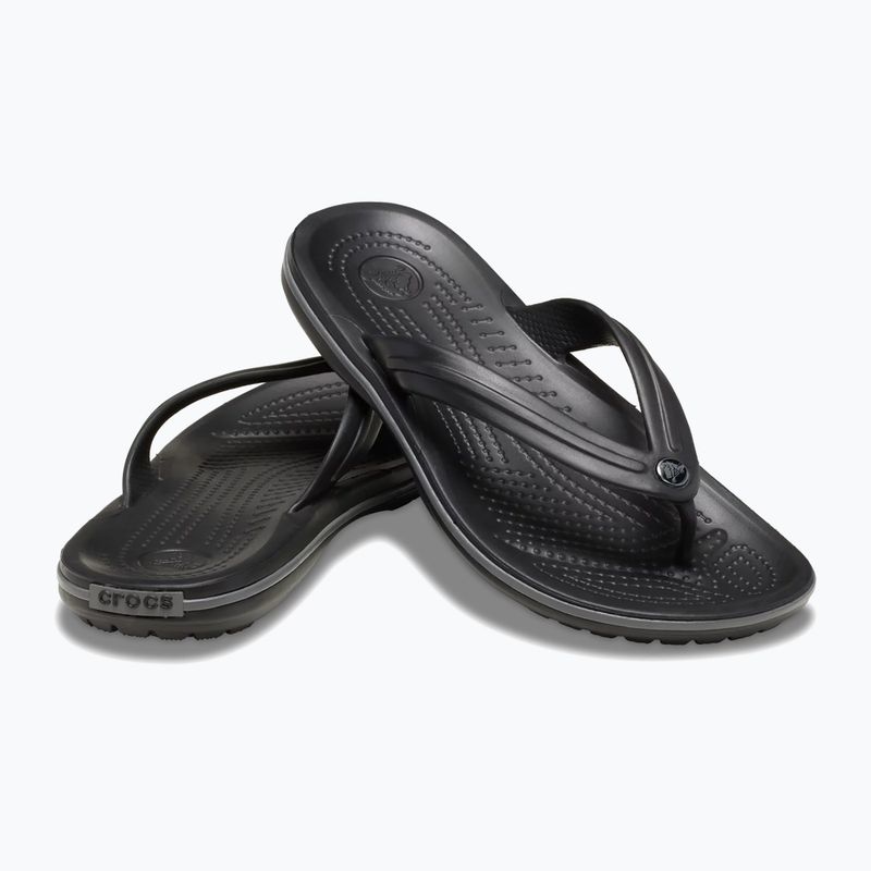 Crocs Crocband Flip flip flops black/slate grey 2