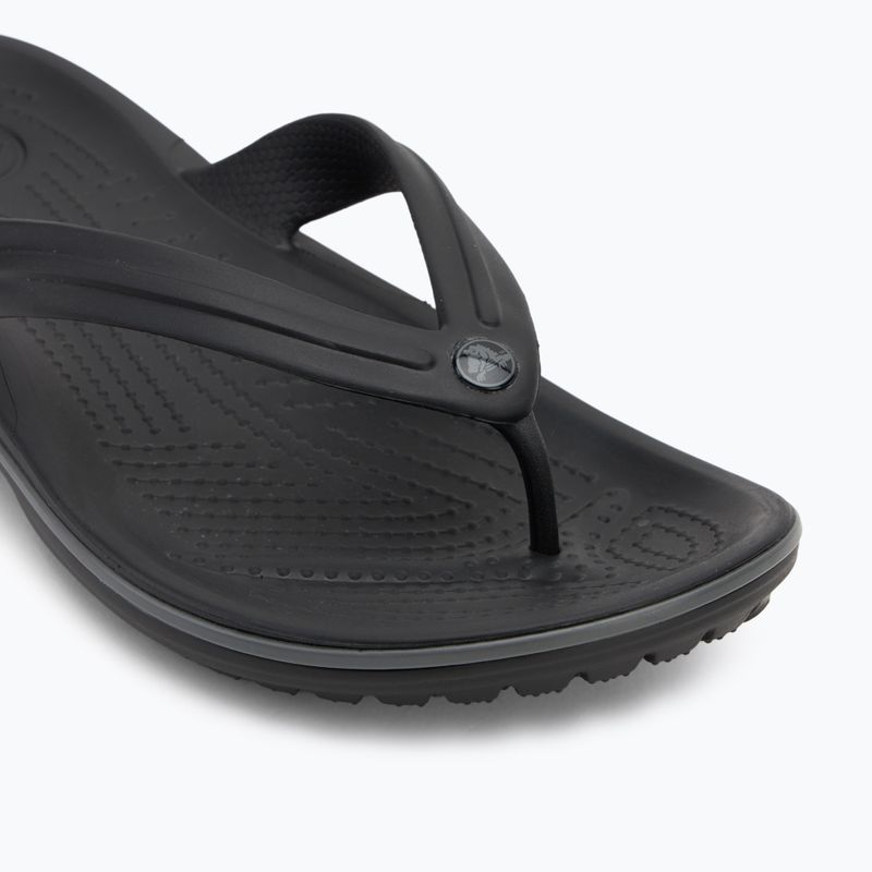 Crocs Crocband Flip flip flops black/slate grey 7