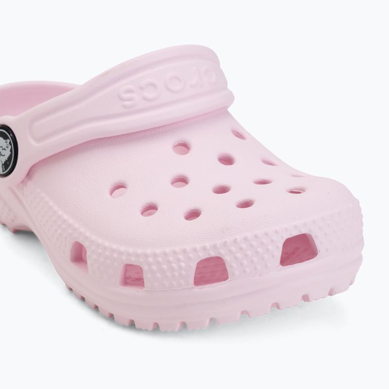 Children's slides Crocs Classic Clog Toddler pink milk 8