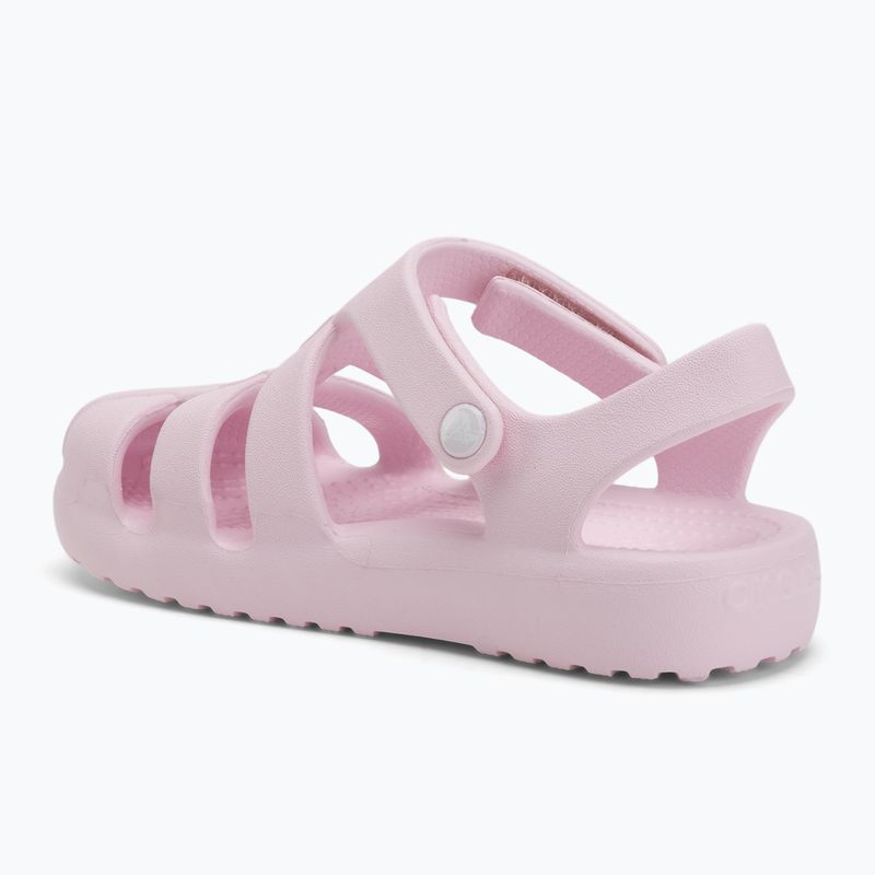 Crocs Classic Fisherman Kids sandals pink milk 3