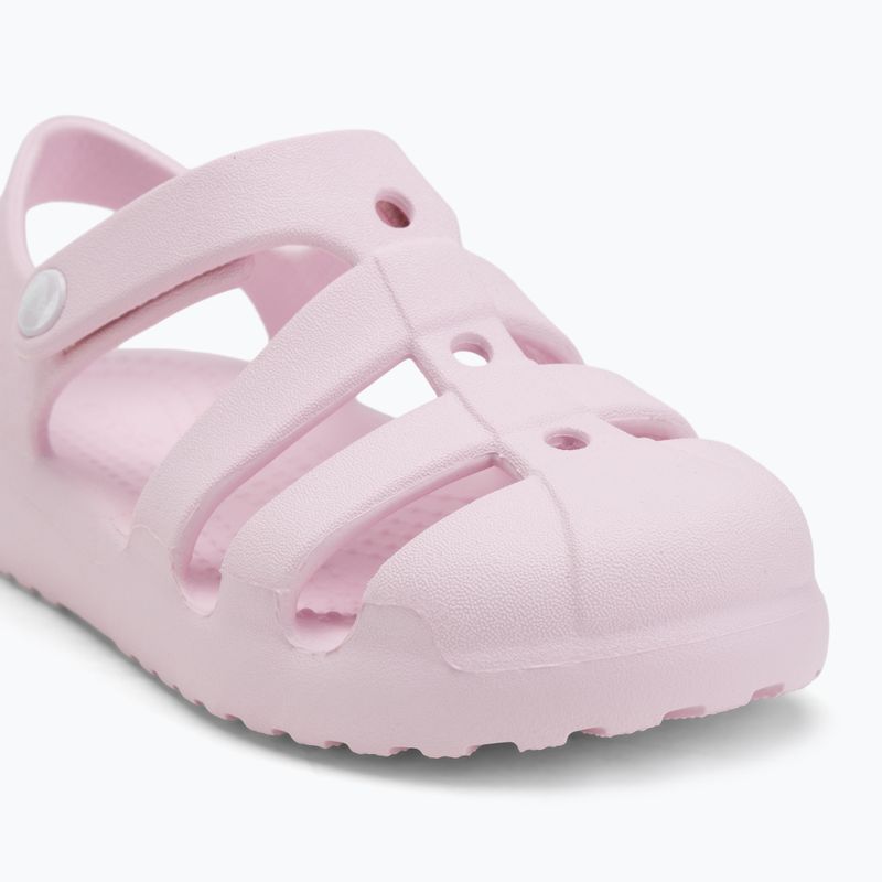 Crocs Classic Fisherman Kids sandals pink milk 7
