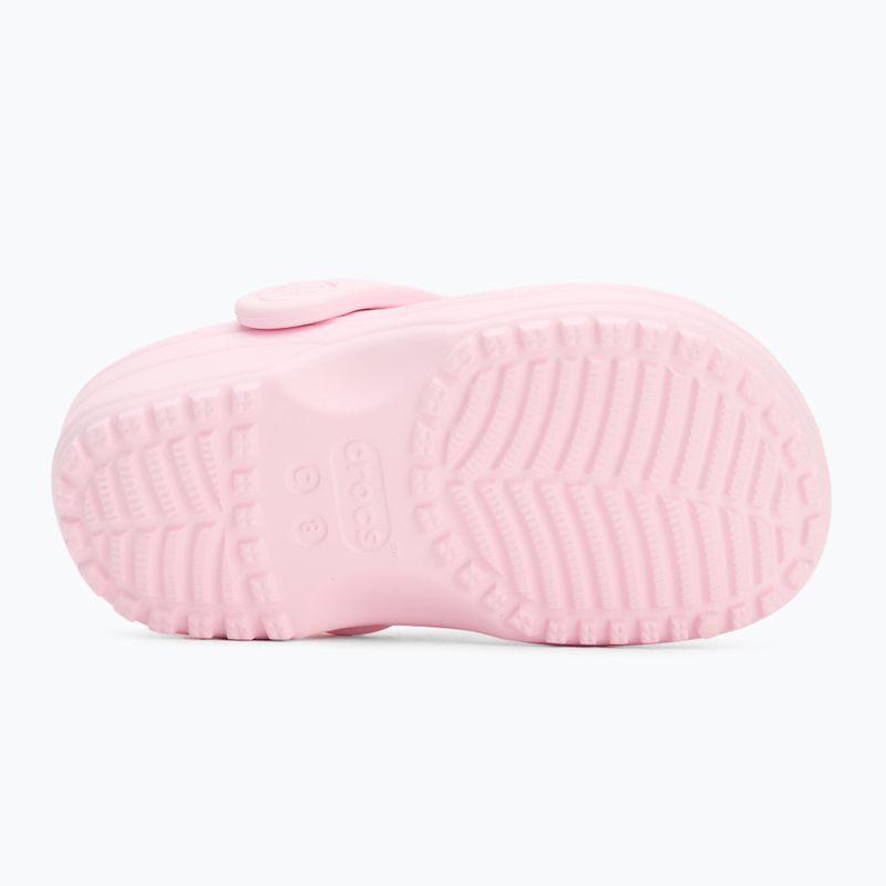 Crocs Classic Floral Cutout Clog Kids Toddler flip flops pink milk 5