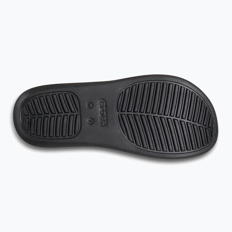 Women's Crocs Getaway Platform Toe Loop flip flops black 3