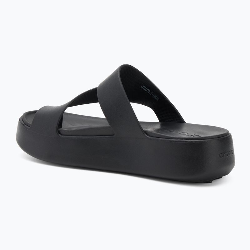 Women's Crocs Getaway Platform Toe Loop flip flops black 3