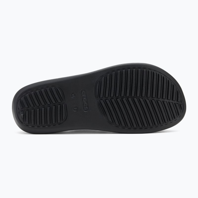 Women's Crocs Getaway Platform Toe Loop flip flops black 4
