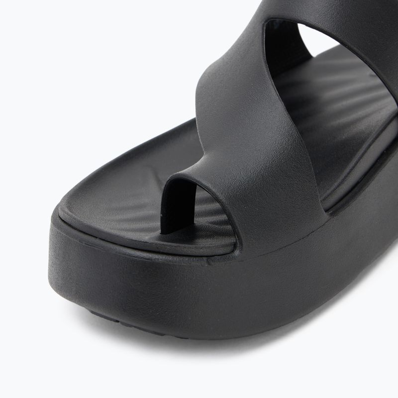 Women's Crocs Getaway Platform Toe Loop flip flops black 7