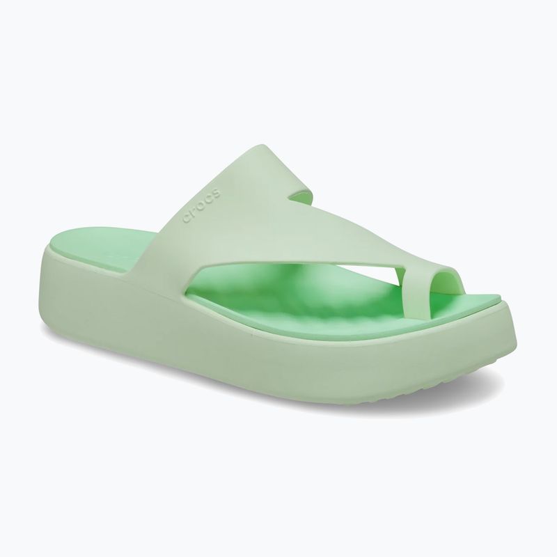 Women's flip-flops Crocs Getaway Platform Toe Loop jade tint 2