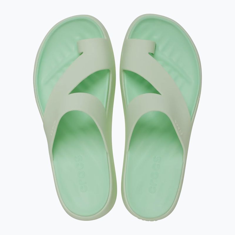 Women's flip-flops Crocs Getaway Platform Toe Loop jade tint 4