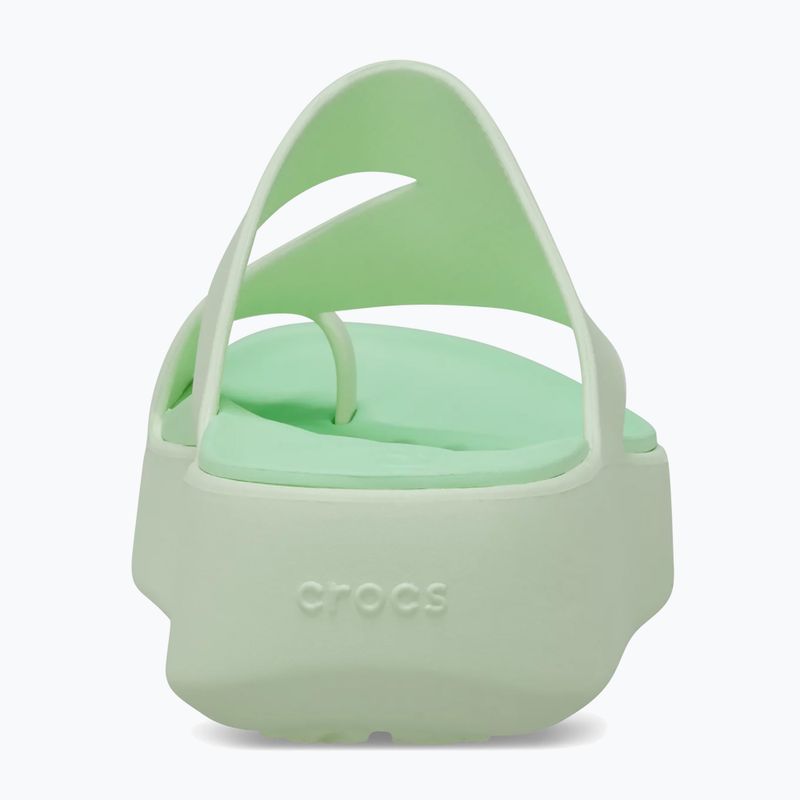 Women's flip-flops Crocs Getaway Platform Toe Loop jade tint 6