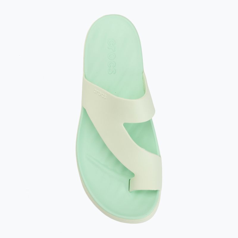 Women's flip-flops Crocs Getaway Platform Toe Loop jade tint 5