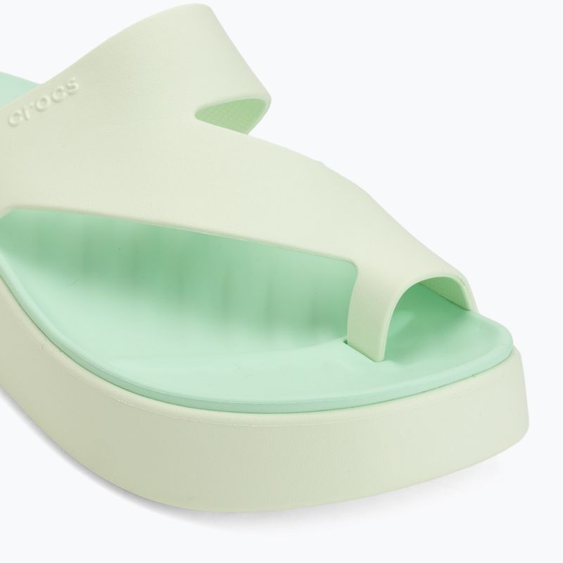 Women's flip-flops Crocs Getaway Platform Toe Loop jade tint 7