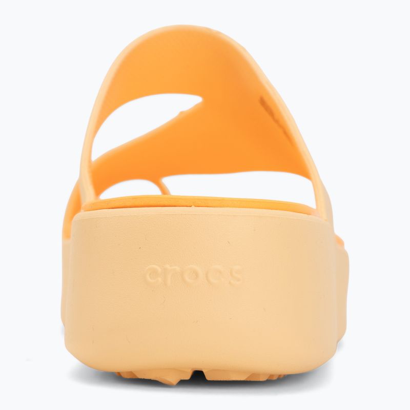 Women's flip-flops Crocs Getaway Platform Toe Loop golden hour 6