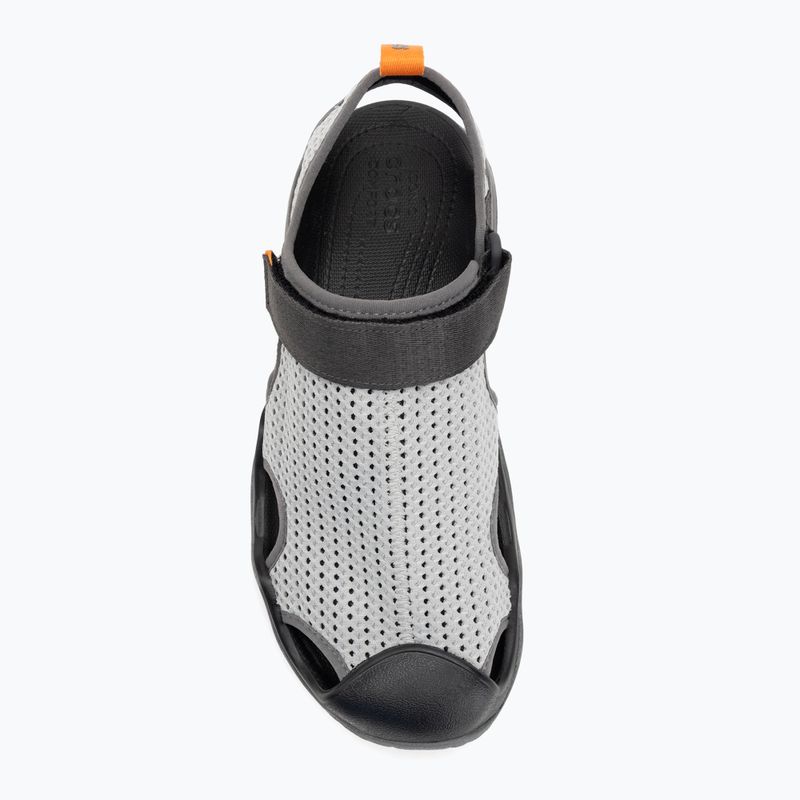 Men's Crocs Swiftwater Mesh Deck mirage sandals 5