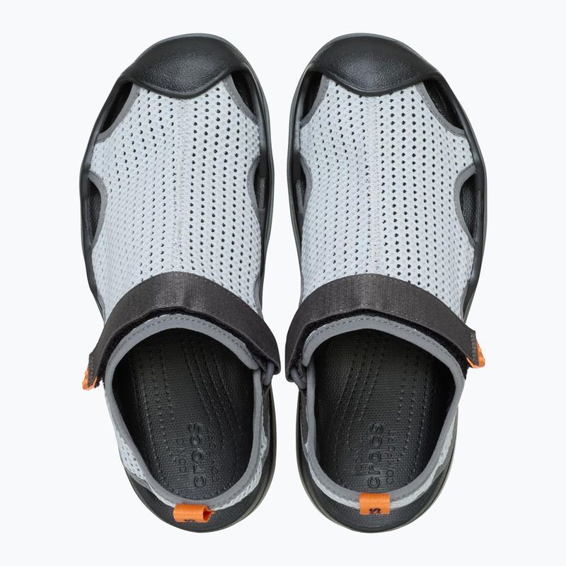 Men's Crocs Swiftwater Mesh Deck mirage sandals 5