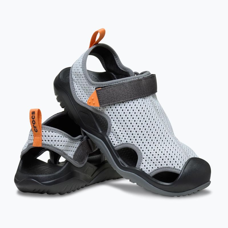 Men's Crocs Swiftwater Mesh Deck mirage sandals 6