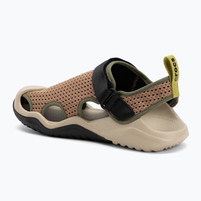 Men's Crocs Swiftwater Mesh Deck sandals sepia 3