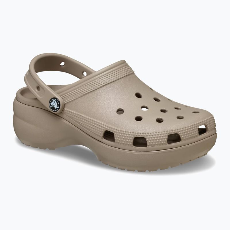 Women's slides Crocs Classic Platform Clog taupe