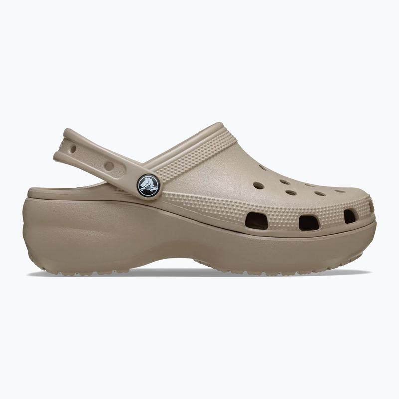 Women's slides Crocs Classic Platform Clog taupe 2