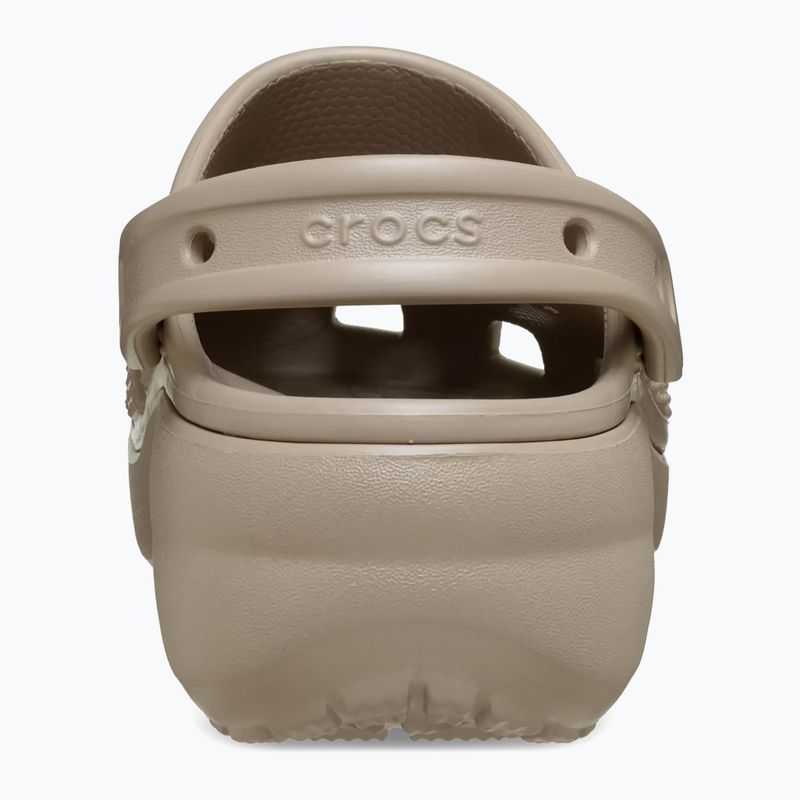 Women's slides Crocs Classic Platform Clog taupe 4