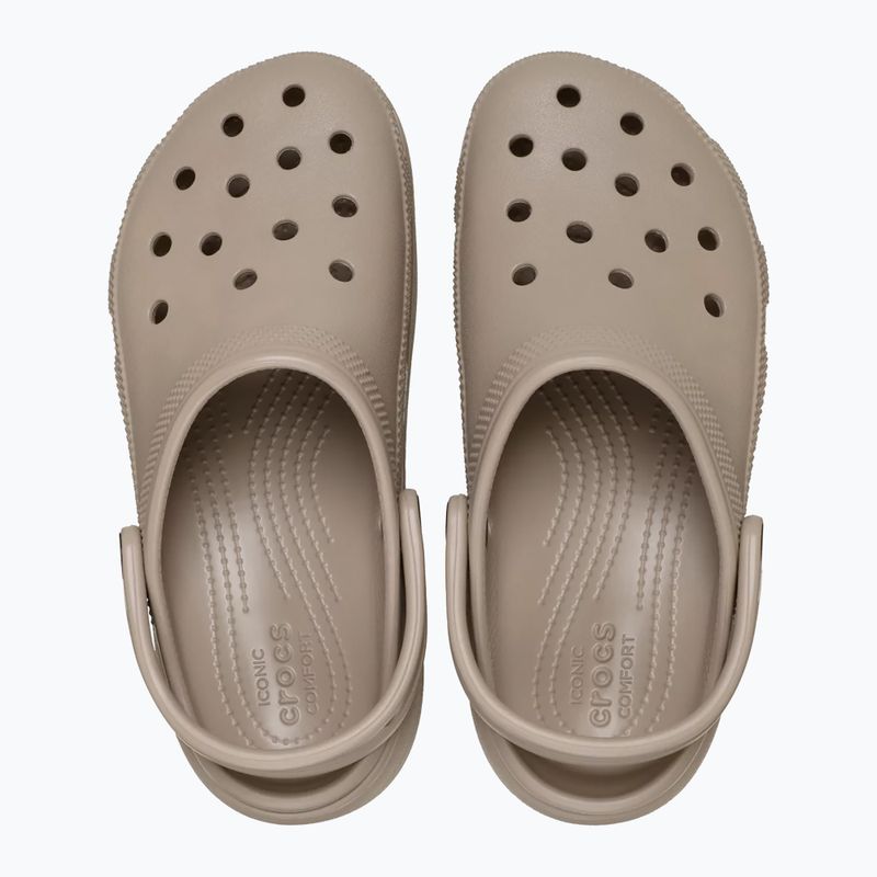 Women's slides Crocs Classic Platform Clog taupe 5