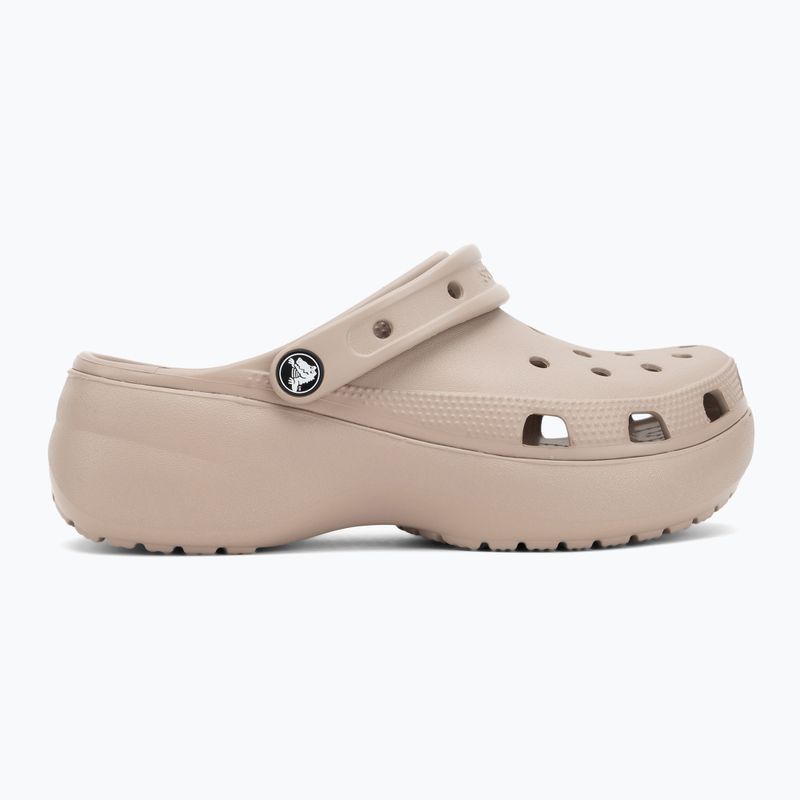 Women's slides Crocs Classic Platform Clog taupe 3