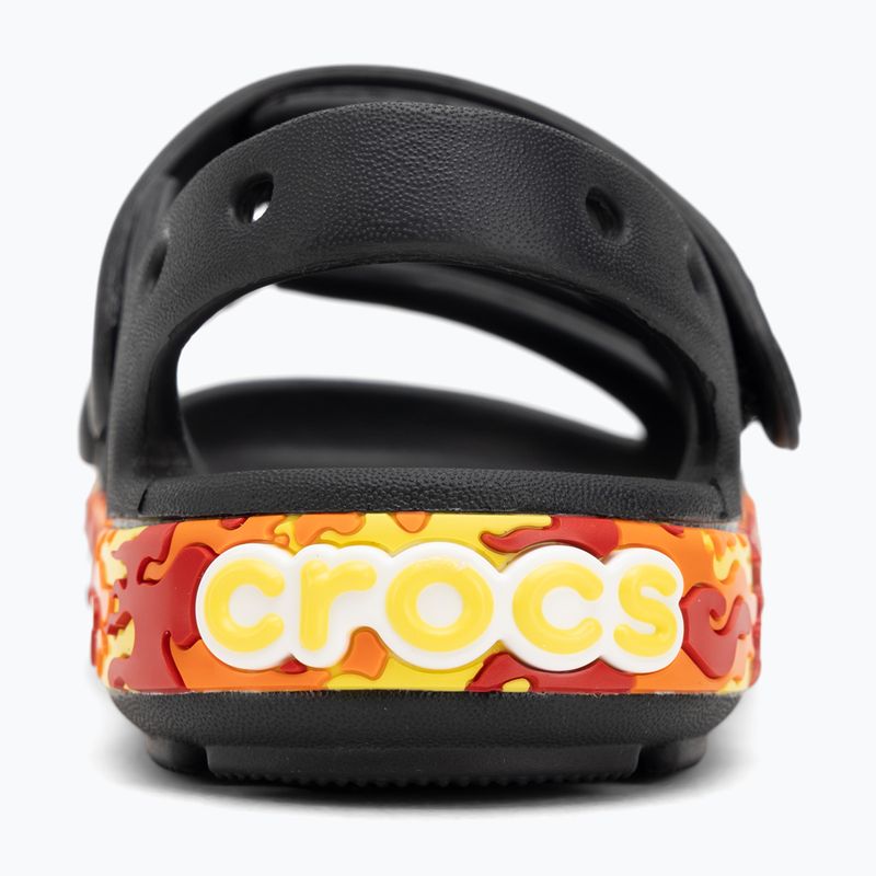 Crocs Crocband Cruiser Flames black children's sandals 6