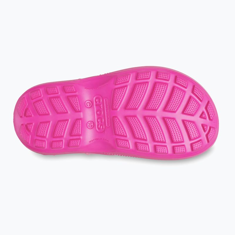 Children's wellingtons Crocs Handle It Rain Boot Kids Toddler pink crush 13