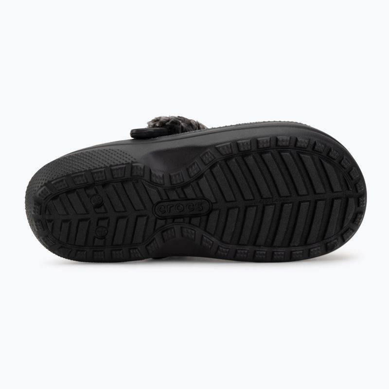 Slides Crocs Classic Fleece Lined black 5