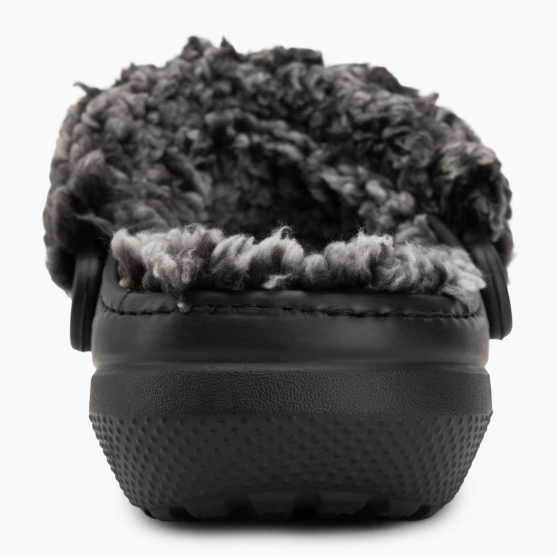 Slides Crocs Classic Fleece Lined black 7