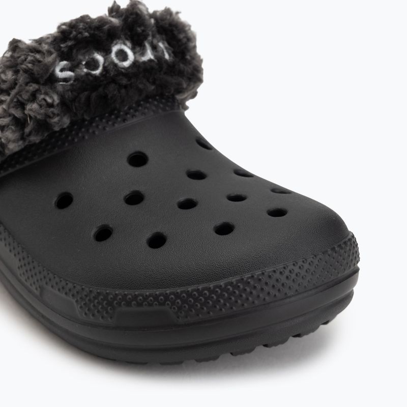 Slides Crocs Classic Fleece Lined black 8