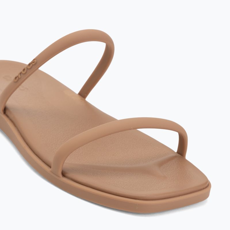 Women's sandals Crocs Miami Two Strap Sandal milk chocolate 7