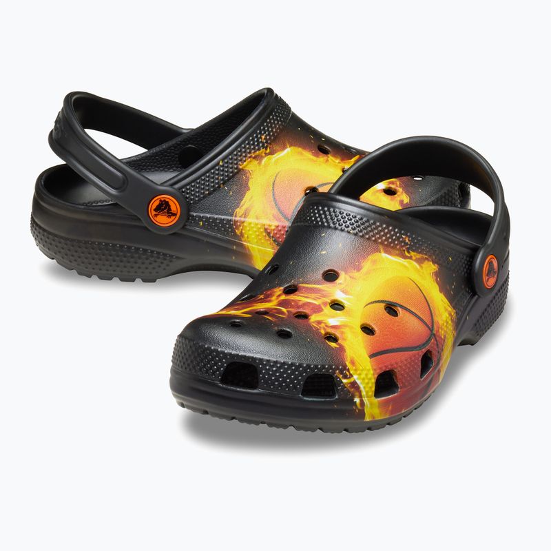 Children's slides Crocs Flaming Bball Clog Kids black 14
