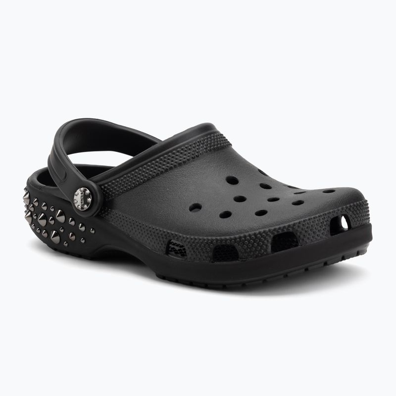 Slides Crocs Classic Studded black 2