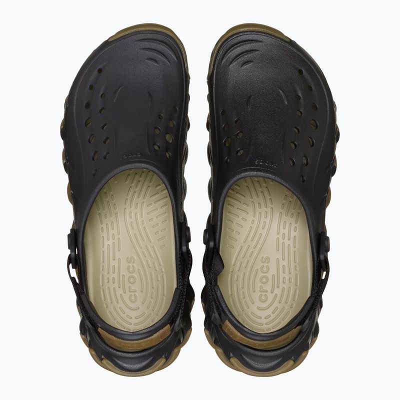 Slides Crocs Echo Gum Ro Clog black 13