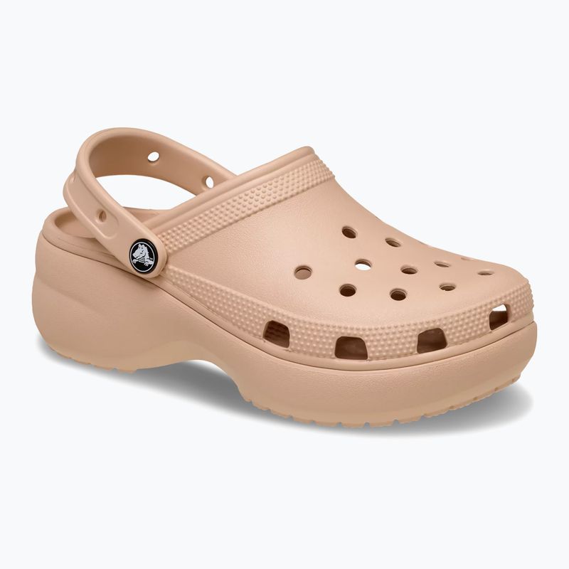 Women's slides Crocs Classic Platform Clog pink caramel