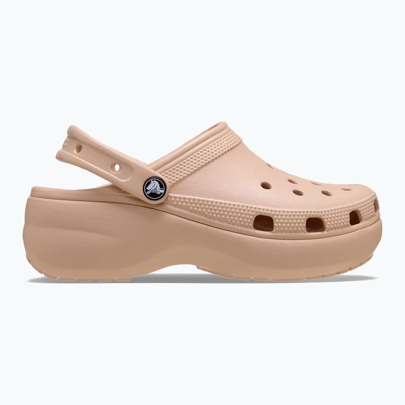 Women's slides Crocs Classic Platform Clog pink caramel 2