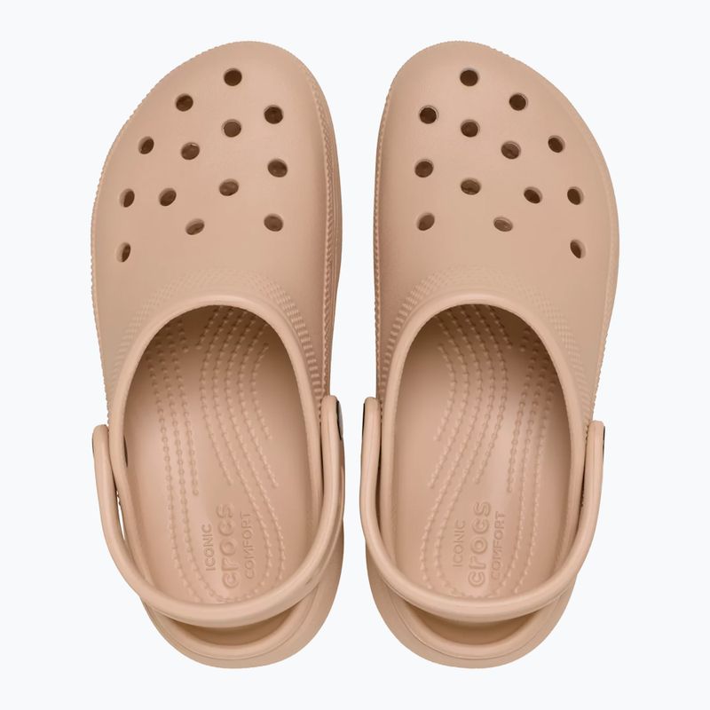 Women's slides Crocs Classic Platform Clog pink caramel 5