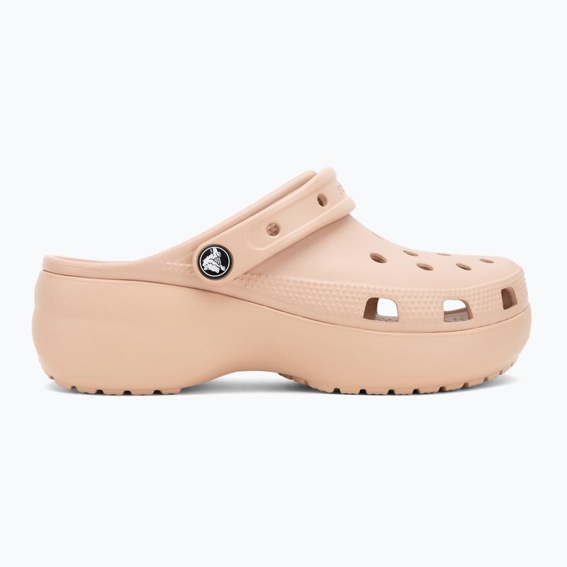 Women's slides Crocs Classic Platform Clog pink caramel 3