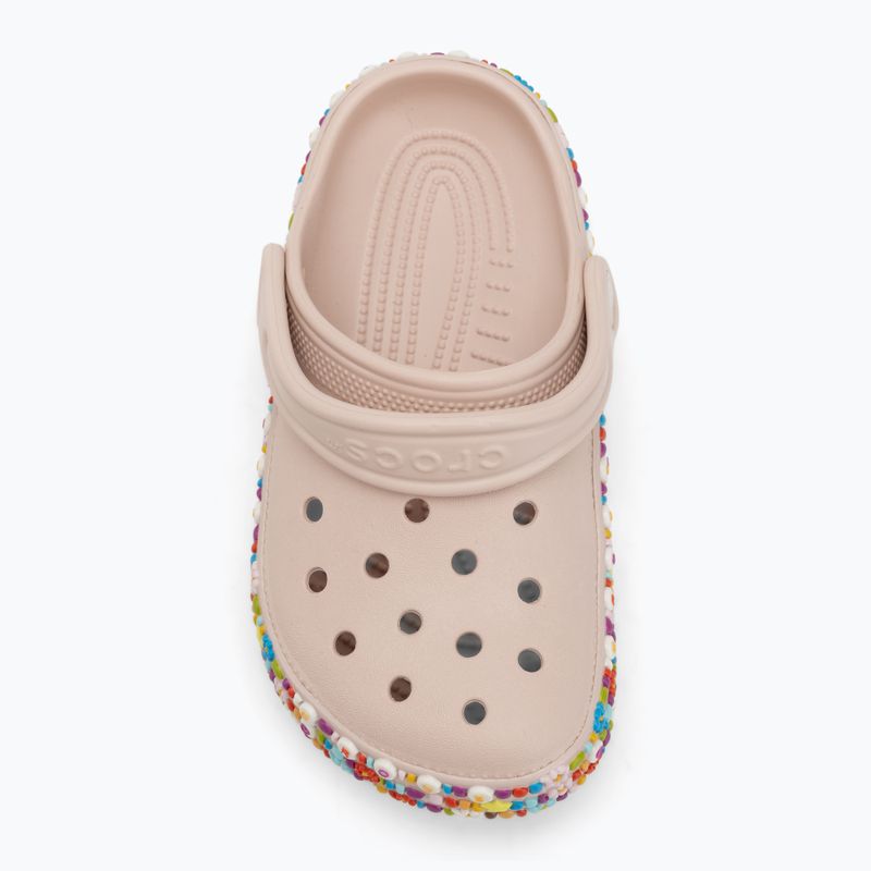 Children's slides Crocs Classic Beaded Band Clog Kids quartz 6