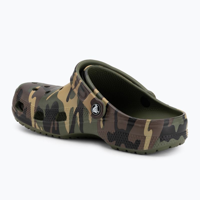 Slides Crocs Classic Camouflage army green/multi 4