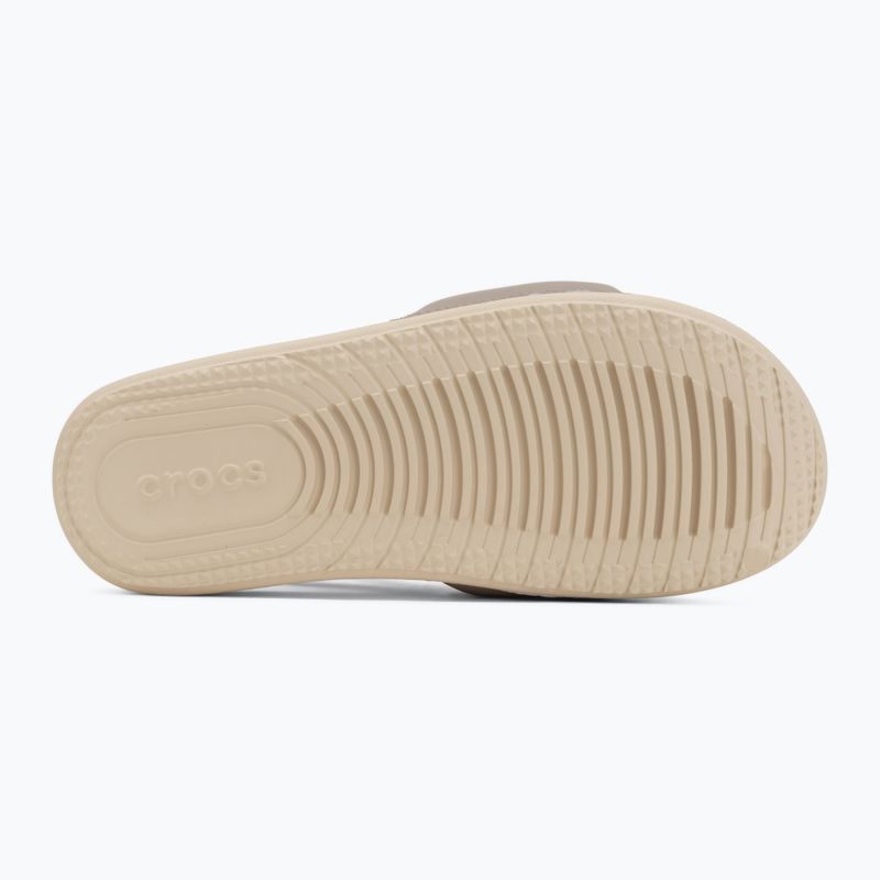 Women's slides Crocs All Day bone/taupe 4