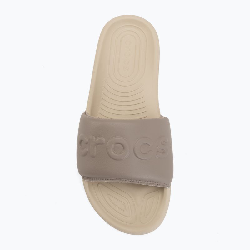 Women's slides Crocs All Day bone/taupe 5