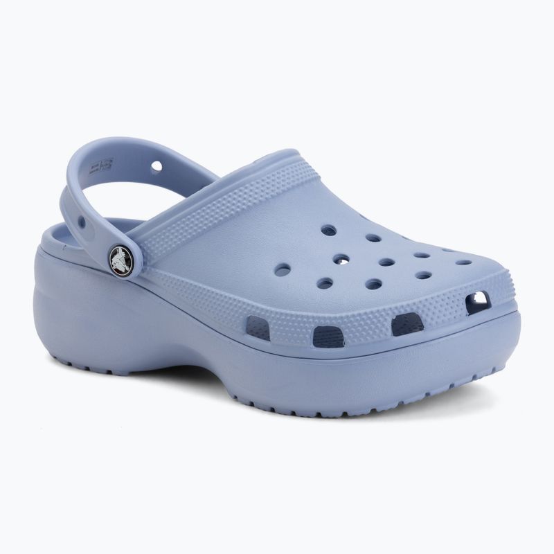 Women's slides Crocs Classic Platform Clog blue haze 2