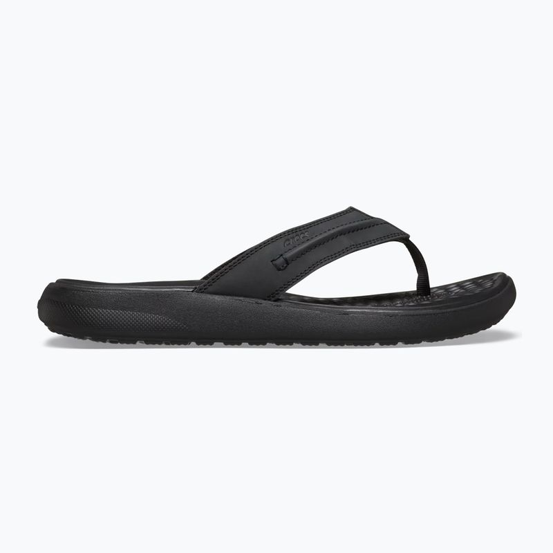 Flip-flops Crocs Yukon Vista II Leather black/black 2